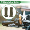Motorcycle 25mm Hand Grips Cover Handlebar TPU Green Scale Pattern