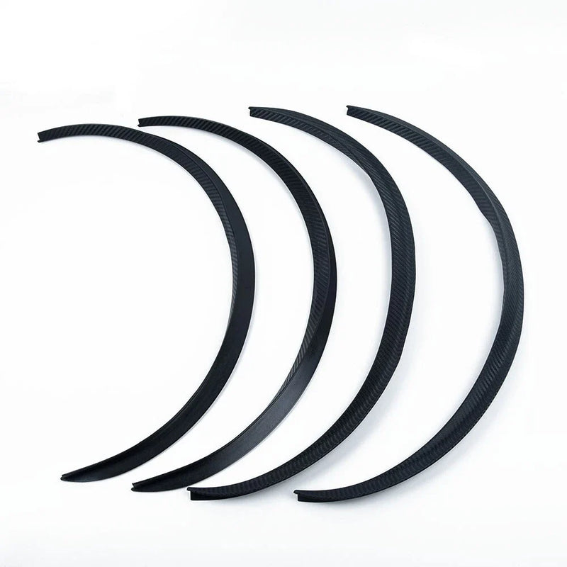 Car 4x Rubber Wheel Eyebrow Protector Fender Lip Trim Set