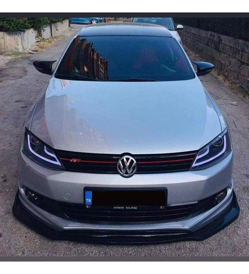 VW Jetta MK6 (2011-2014) 2 Piece Gloss Black Side View Mirror Covers