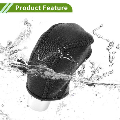 Car Gear Shift Knob Cover for Toyota Tacoma 2016-2022 - Pebbled Black