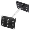 Ford Front Bumper Tow Hook License Plate Mount Bracket Set