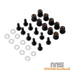 Motorcycle Fairing Bolts M5x18mm Stainless Steel Screws (All Years)