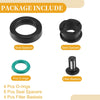Honda (1992-1995) NBR Rubber Black Fuel Injector Seal O Ring 4 x Sets