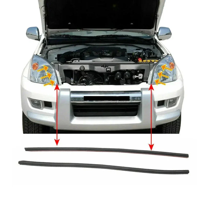 Toyota Prado Land Cruiser Headlight Rubber Seal Strip (2003-2009)