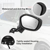 Honda Civic 3 Pin Right Side Exterior Door Mirror Assembly Black (2022-2023)