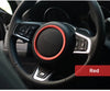 Jaguar XF XE F-PACE Car Steering Wheel Sticker Aluminum Center Emblem Fit