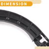 Honda Civic (2006-2011) 1 x Black ABS LH Rear Bumper Support Bracket
