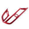 Honda Civic Red ABS Air Outlet Frame Cover Trim (2016-2019)