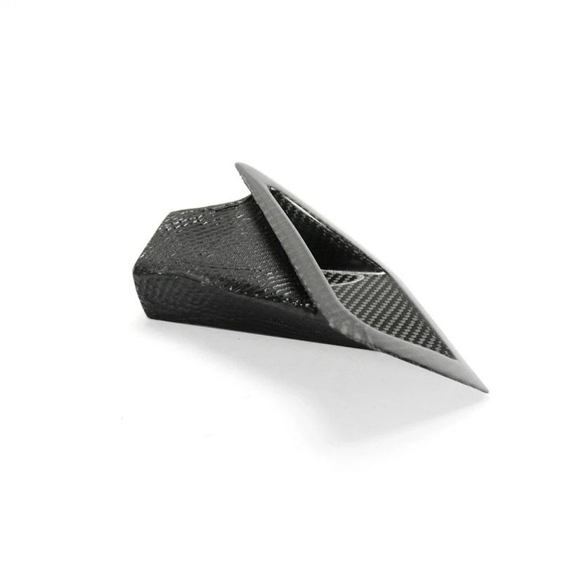 Nissan 370Z 2 x Carbon Fiber Front Bumper Side Air Vent Duct Covers (2009-2020)