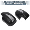 Lexus RX330 RX350 Rearview Mirror Cover Overlay 2 x Black Carbon Fiber (2003)