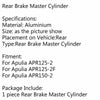 Apulia APR125-2 Rear Brake Cylinder (2020-2023)
