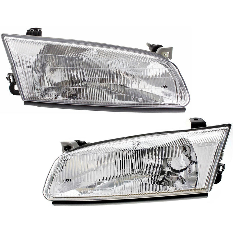 Halogen Headlight Set For 1997-1999 Toyota Camry Left and