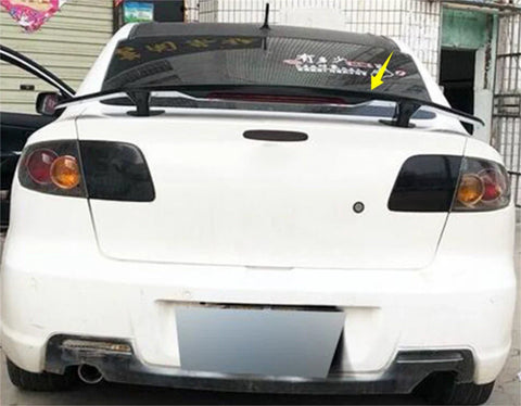 Mazda 3 Sedan Glossy Black Rear Wing Spoiler with Light (Year-Year)