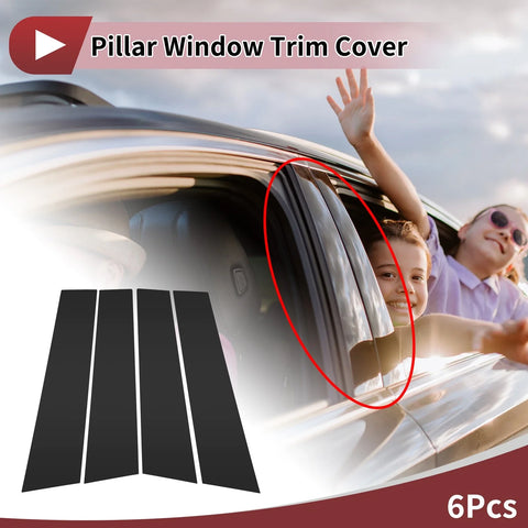 Mazda 2 Hatchback 6 x Door Window Trim Pillar (2007-2013)