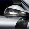 Porsche 911 997 2005-2009 Real Carbon Fiber Wing Mirror Cover Caps Trim Fit