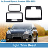 Suzuki Spacia Custom 2024-2025 Black Light Trim Bezel