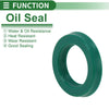 Oil Seal 20x30x5mm TPU Rotary Shaft Seal High-Pressure Green 5 Pcs