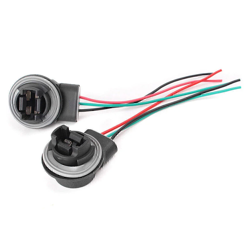 3057 3156 3155 Headlight Lamp Adapter Wiring Harness Socket (3157)