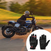 1 Pair Motorcycle Gloves Spring Summer Breathable Smartphone Touch L Red TPU
