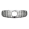 Benz GLC W253 X253 16-19 W / Camera Hole Silver+Black Front Mesh Grille