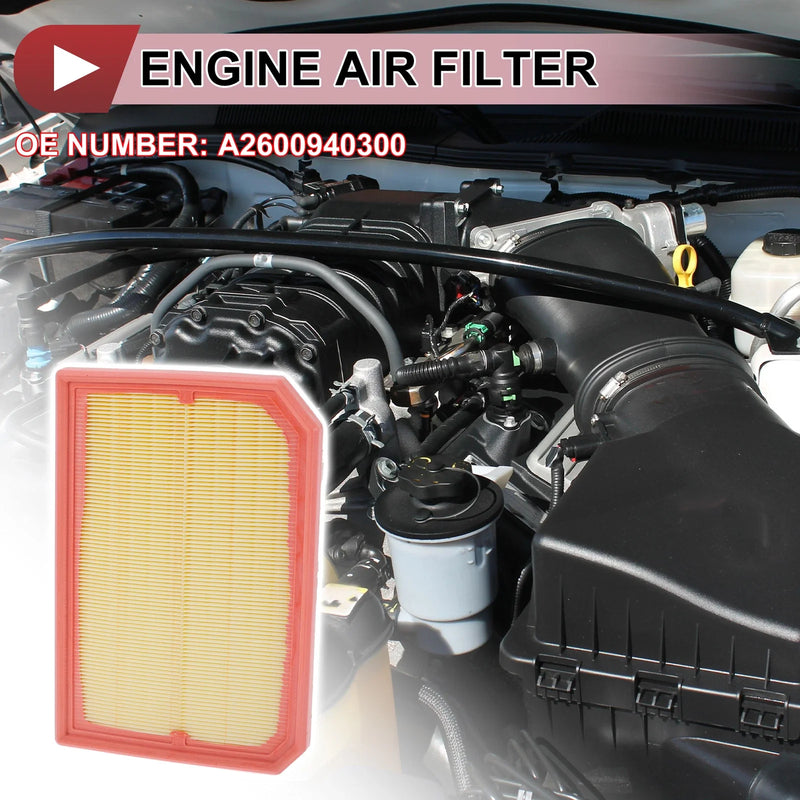 Mercedes-Benz GLA250 2.0L (2021-2025) - 1 Pcs Engine Air Filter