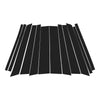 Land Rover Range (2003-2013) Black 12 Pcs Door Pillar Window Trim