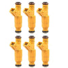Jeep Cherokee XJ, Grand Cherokee ZG / ZJ, Wrangler TJ / YJ 6CS Fuel Injectors (1984-2006)