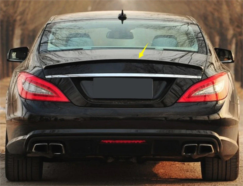 Mercedes-Benz CLS Class Rear Boot Spoiler Wing Glossy Black (2012-2017)