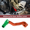 Bosuer M4 Orange Lever Green Head Folding Motorcycle Gear Shifter Lever