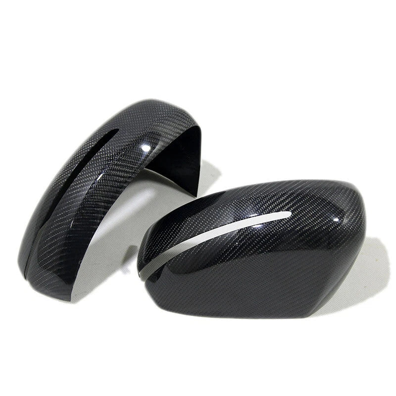 Audi R8 2013-2015 Real Carbon Fiber Wing Side Mirror Cover Caps Trim fit