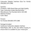 Honda CBX 1000 Type CB1 SC03 Intake Manifold Rubber Set (1979-1980)