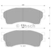 Kia Carens Front Disc Brake Pad Set (2000 - 2002)
