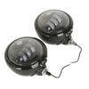 Harley 4.5" Black LED Auxiliary Spot Fog Lights
