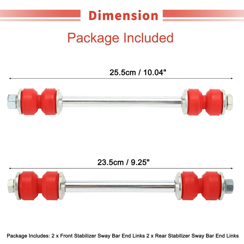 Mercury Mountaineer 4pcs Front Rear Stabilizer Sway Bar Links (2006-2010)