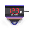 Universal Applications Digital LED Volt Meter Waterproof Voltage Gauge