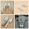 Harley Softail Fatboy Chrome/Black Windshield Mount Bracket (2000-2017)