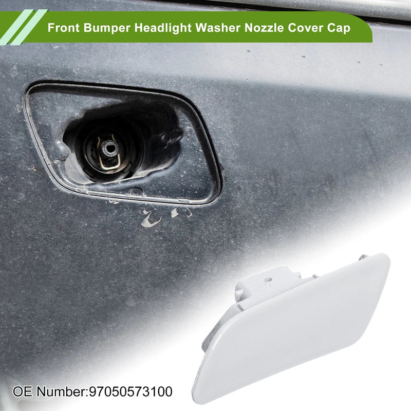 Porsche Panamera White Left Washer Nozzle Cover Cap (2014-2016)