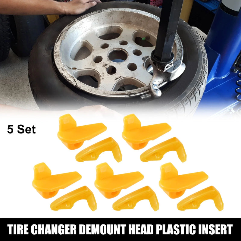 Motorcycle Tire Changer 5 x Demount Head Plastic Insert 1.81x0.87x0.98