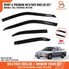 Mitsubishi Lancer Evo CE Weather Shield Window Visor Rain Guard (96-02)