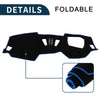 BMW 4 Series 2021 Sun Protector Black Blue Dashboard Cover Mat