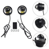 Car 2 x White 12V-24V High Power Bull Eye LED Projector Fog Lamp