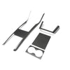 Tesla Model S X 2021+ Matte Carbon Fiber Console Panel Cover Trim Kit