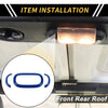 Jeep Wrangler JK Yellow Front Rear Roof Reading Light Trim Covers (2007-2018)