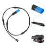 BMW X5 Rear Brake Pad Sensor Replacement Plastic Rubber Black Blue 1 Pcs