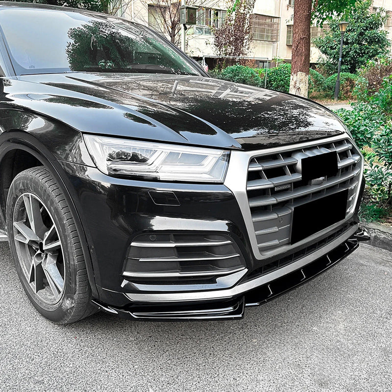 Audi Q5 FT Sline (2018-2020) Gloss Black Bumper Splitter Lip
