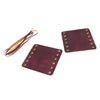 Harley Cafe Racer Leather Hand Grips Covers  Retro Wraps