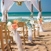 Wedding 8 x Aisle Chair Decorations Flowers