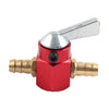 Motorcycle Inline - Red 8mm On-Off Fuel Tap Gas Valve Petcock