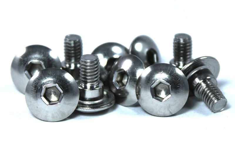Honda 10x Stainless Steel Fairing Bolts m6x12mm w/4mm Shoulder