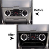 Audi TT Center Console Air Conditioner Switch Button Trim (2001-2006)